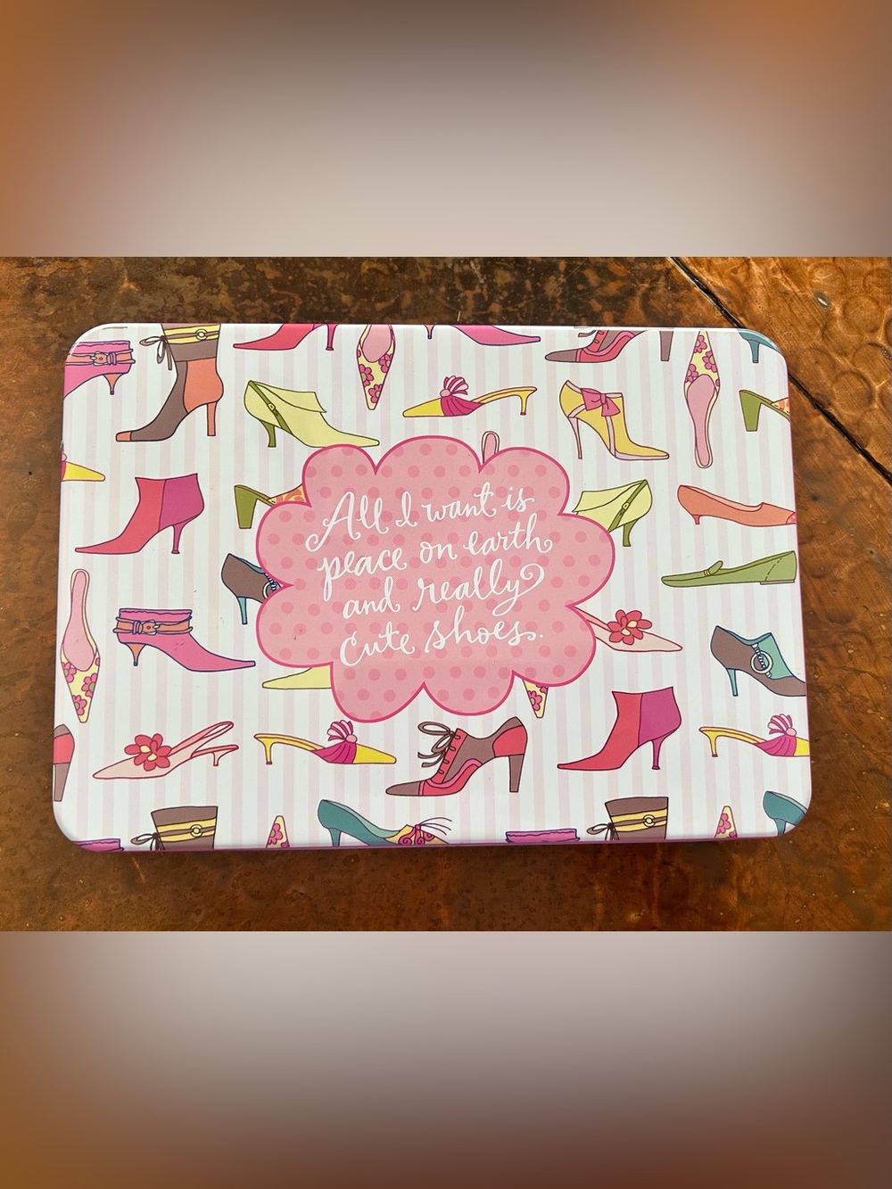 Card stationary with Shoe theme